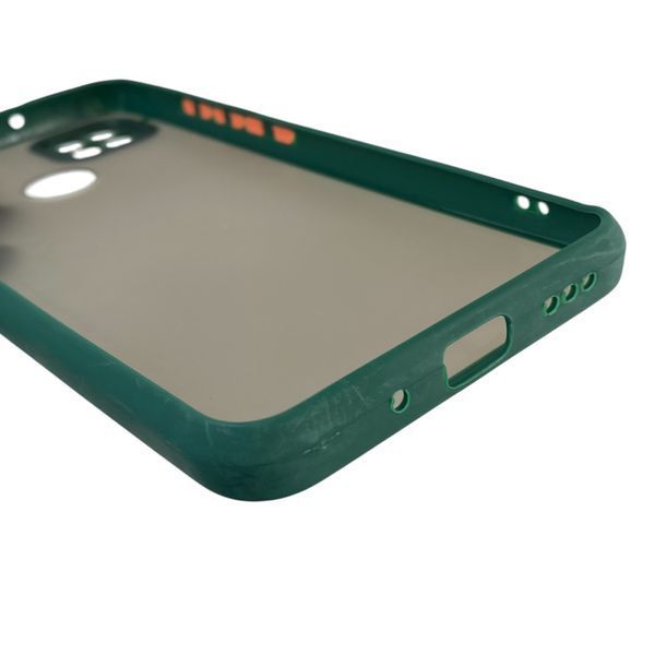 Чохол для телефона Xiaomi Redmi 10A з високими бортами із захистом камери на сяомі редмі 10а темно-зелений 0026192 фото