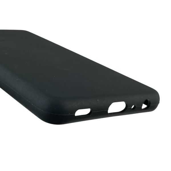 Чохол для Samsung Galaxy A52 5G (SM-A526) силіконовий з мікрофіброю нековзний на самсунг а52 5г чорний 0032033 фото