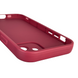 Чехол силиконовый Soft Touch с 3D принтом для Apple iPhone 12 бордовый (Полная защита камеры) 0041712 фото 5