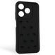 Чехол силиконовый Soft Touch с 3D принтом для TECNO Spark 10C (KI5m) черный (Полная защита камеры) 0044717 фото 1