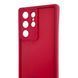 Чехол силиконовый Soft Touch для Samsung Galaxy S24 Ultra бордовый (Полная защита камеры) 0054091 фото 4