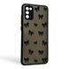 Чохол для телефона Samsung Galaxy M02S SM-M025 с 3D принтом бантиків із захистом камери на самсунг м02с чорний 0033556 фото 1