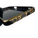 Чехол для Samsung Galaxy M33 5G SM-M336B с кольцом MagSafe с золотой окантовкой на самсунг м33 черный gs1 0021561 фото 4