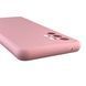 Чехол для Samsung Galaxy A52 4G (SM-A525) силиконовый с микрофиброй нескользящий на самсунг а52 4г розовый 0032016 фото 4
