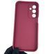 Чохол силіконовий оригінальний Soft Touch з 3D принтом злого кота для Samsung Galaxy A16 (SM-A165) бордовий (Повний захист камери) 0046390 фото 2