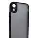 Чохол для iPhone XR чорний матовий напівпрозорий (бампер, захист камери) 0062235 фото 3