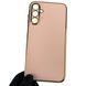 Чохол для Samsung Galaxy A15 (SM-A155M) із золотою окантовкою із захистом камери на самсунг а15 пудровий 0008310 фото 1