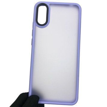 Чохол для Xiaomi Redmi 9A протиударний матовий напівпрозорий з високими бортами на сяомі редмі 9а бузковий 0000778 фото