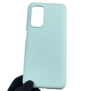 Чохол для Xiaomi Mi 10T силіконовий з мікрофіброю нековзний на сяомі мі 10т блакитний 0032416 фото