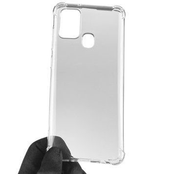 Чохол для Samsung Galaxy A21s SM-A217F із бронь кутами кути вище екрана протиударний на самсунг а21с прозорий 0000427 фото