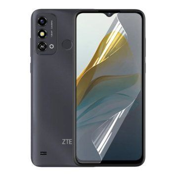 Плёнка гидрогелевая для ZTE Blade A53 глянцевая противоударная на зте блейд а53 прозрачная 0003493 фото