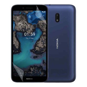 Плёнка гидрогелевая для Nokia C1 Plus МАТОВАЯ на нокиа с1 плюс прозрачная 0006168 фото