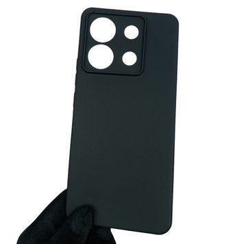 Чохол для Xiaomi Poco X6 із квадратними гранями із захистом камери на сяомі поко х6 чорний 0001739 фото