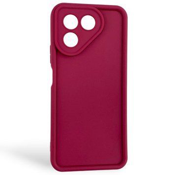Чехол силиконовый Soft Touch для Tecno Pova 7 (LJ7 ) бордовый (Полная защита камеры) 0054486 фото