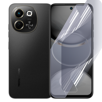 Плівка гідрогелева для Tecno Spark 30 5G глянцева протиударна на техно спарк 30 5г прозора 0035166 фото