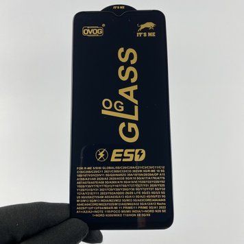 Защитное стекло для телефона OPPO A31 противоударное полноэкранное на оппо а31 чёрное 0001029 фото