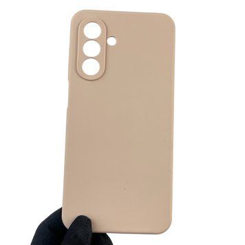 Чехол для Samsung Galaxy A26 (SM-A266) силиконовый с микрофиброй нескользящий на самсунг а26 пудровый 0031889 фото