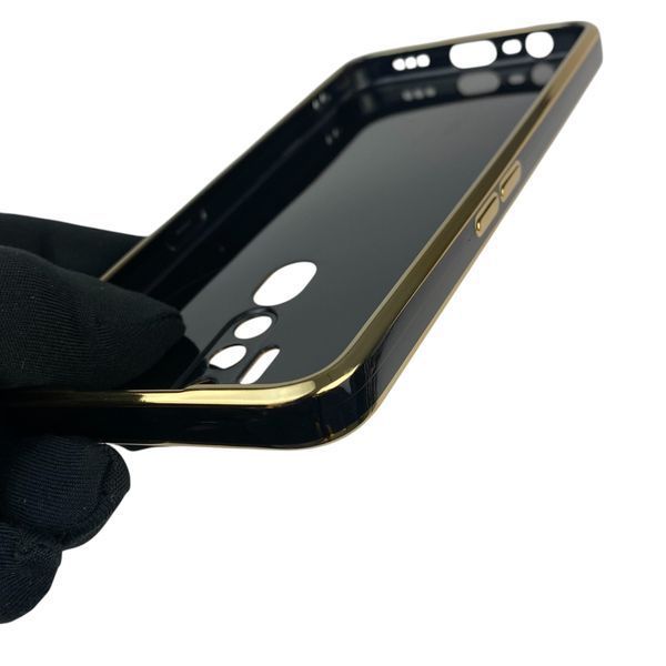 Чохол для Oppo A9 (2020) із захистом камери із золотою окантовкою на оппо а9 2020 чорний gs1 0020102 фото