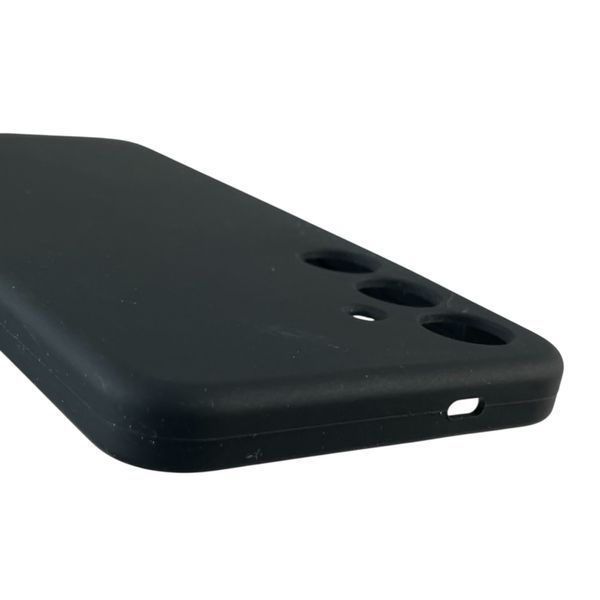 Чохол для Samsung Galaxy S24 Plus (SM-S926B) силіконовий з мікрофіброю нековзний на самсунг с24 плюс чорний 0032202 фото
