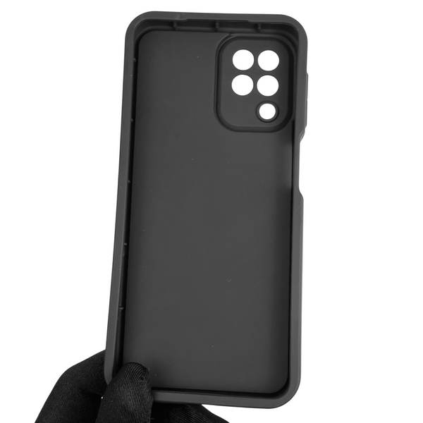 Чохол силіконовий Soft Touch з 3D принтом для Samsung Galaxy M32 4G (SM-M325F) чорний (Повний захист камери) 0040473 фото
