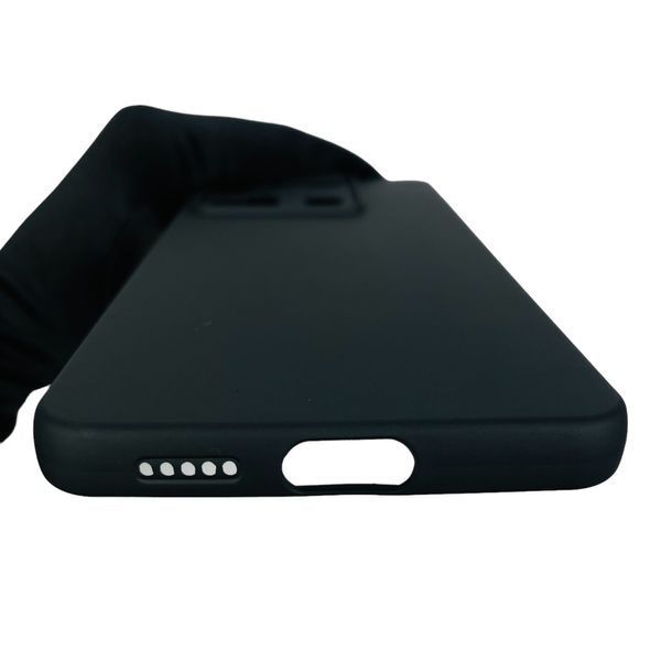 Чохол для Xiaomi Poco X6 із квадратними гранями із захистом камери на сяомі поко х6 чорний 0001739 фото