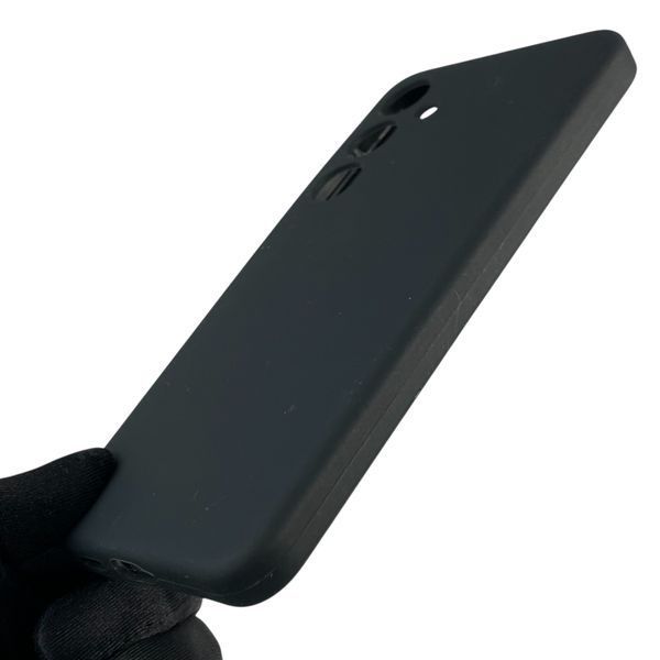 Чохол для Samsung Galaxy S24 Plus (SM-S926B) силіконовий з мікрофіброю нековзний на самсунг с24 плюс чорний 0032202 фото
