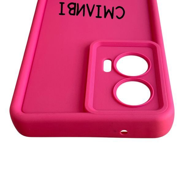 Чохол силіконовий Soft Touch з 3D принтом Сміливі завжди мають щастя для Samsung Galaxy S21 5G (SM-G991U) малиновий (Повний захист камери) 0069897 фото