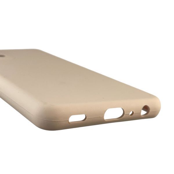 Чехол для Samsung Galaxy A52 5G (SM-A526) силиконовый с микрофиброй нескользящий на самсунг а52 5г пудровый 0032034 фото