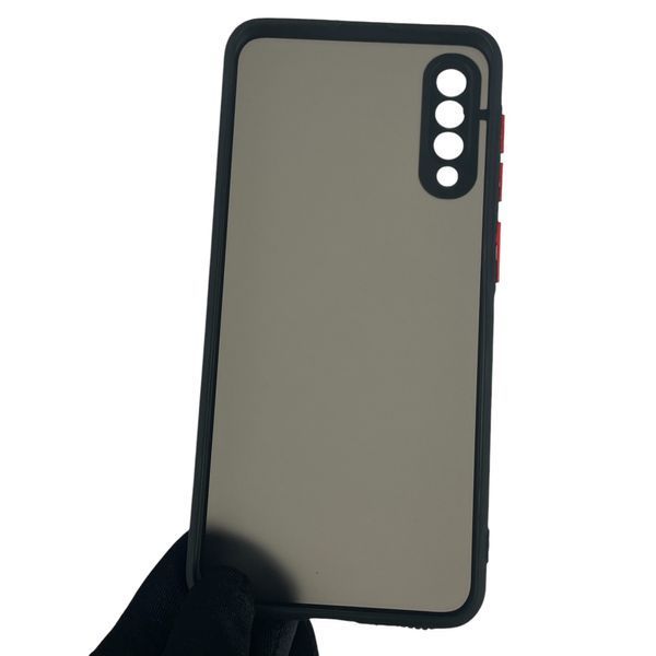 Чехол для Samsung Galaxy A50s SM-A507F противоударный с высокими бортами защитой камеры на самсунг а50с чёрный 0000929 фото