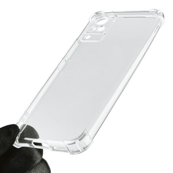 Чехол для Vivo V21 с бронь углами углы выше экрана противоударный на виво в21 прозрачный 0000375 фото