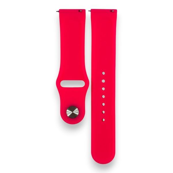 Ремінець силіконовий 22 мм для Xiaomi Redmi Watch 5 малиновий 0056377 фото