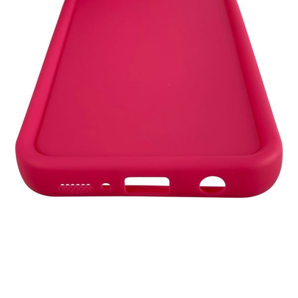 Чехол силиконовый Soft Touch для Samsung Galaxy A21s малиновый (Полная защита камеры) 0053997 фото