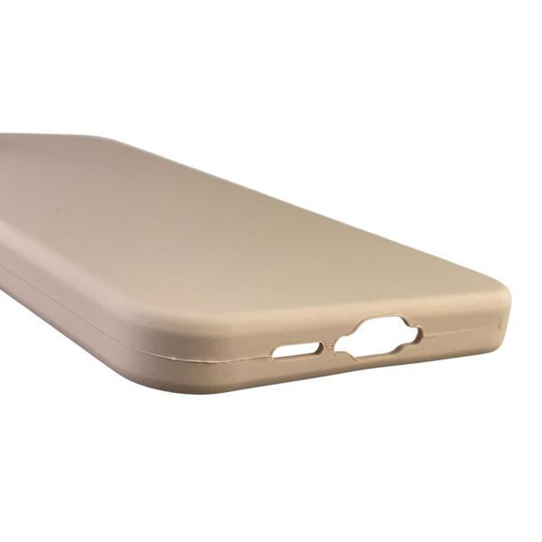 Чехол для Samsung Galaxy A55 5G (SM-A556B) силиконовый с микрофиброй нескользящий на самсунг а55 5г пудровый 0032081 фото