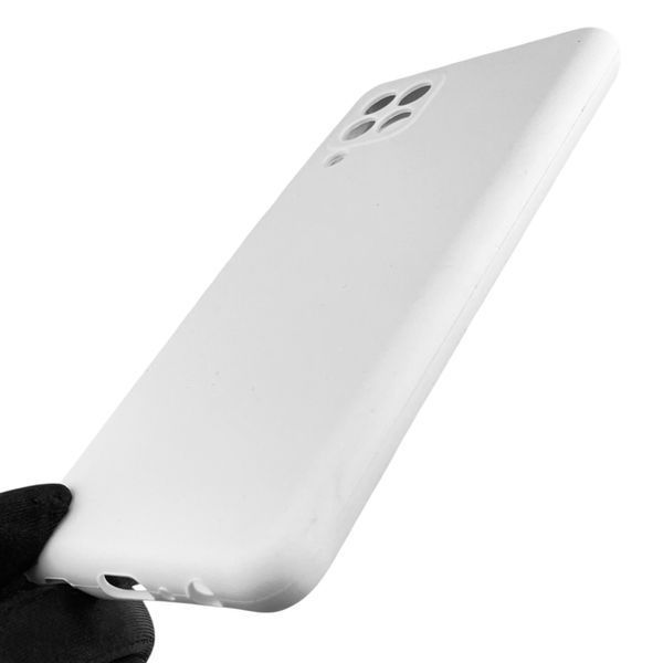 Чохол для Samsung Galaxy A22 4G (SM-A225F) силіконовий з мікрофіброю нековзний на самсунг а22 4г білий 0031859 фото