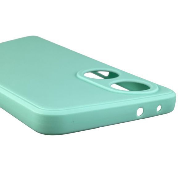 Чохол для OPPO A98 5G з квадратними гранями із захистом камери на оппо а98 5г м'ятний 0012456 фото