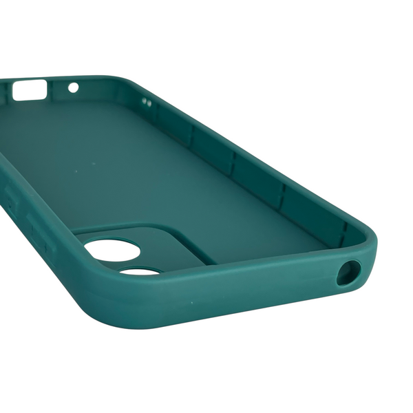 Чохол силіконовий Soft Touch з 3D принтом для Motorola Moto E13 (PAXT0034) темно-зелений (Повний захист камери) 0040253 фото