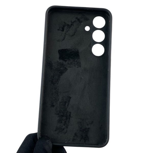 Чохол для Samsung Galaxy S24 Plus (SM-S926B) силіконовий з мікрофіброю нековзний на самсунг с24 плюс чорний 0032202 фото