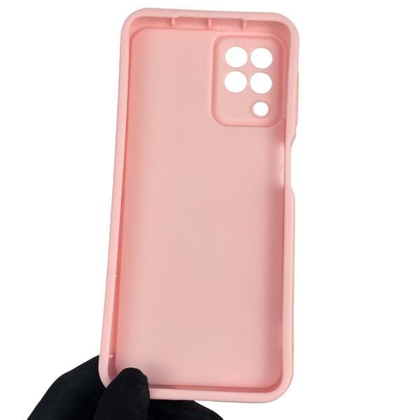 Чехол силиконовый оригинальный Soft Touch с 3D принтом мема сибу для Samsung Galaxy M22 4G (SM-M225F) розовый (Полная защита камеры) 0047527 фото