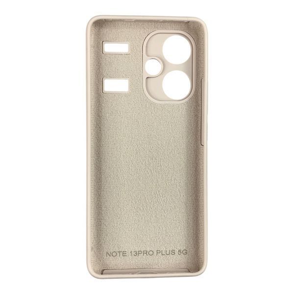 Чехол Silicone Case для Xiaomi Redmi Note 13 Pro Plus 5G пудровый (soft touch, защита камеры) 0073772 фото