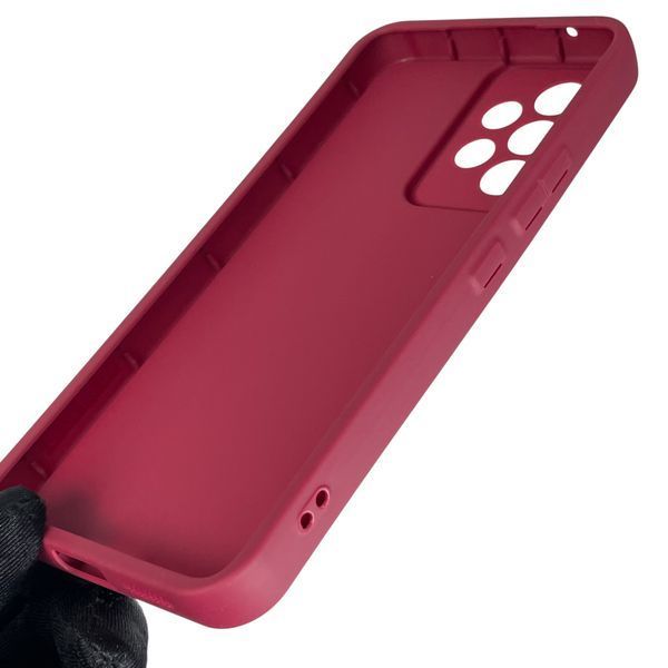 Чехол силиконовый Soft Touch для Samsung Galaxy A53 5G (SM-A536E) бордовый (Полная защита камеры) 0044044 фото