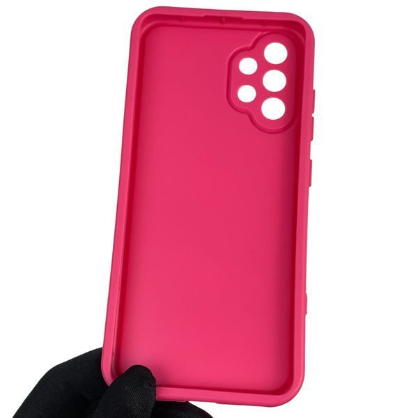 Чохол силіконовий оригінальний Soft Touch з 3D принтом мему сібу для Samsung Galaxy A32 4G (SM-A325F) малиновий (Повний захист камери) 0047577 фото