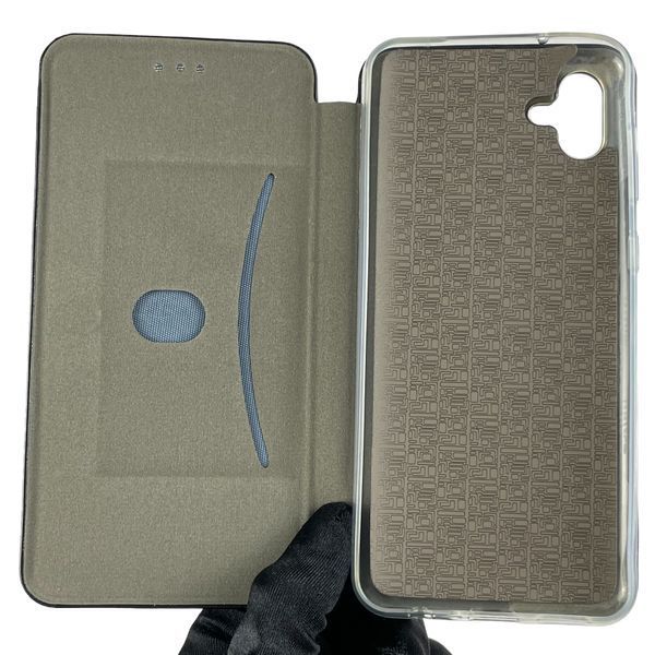 Чехол-книжка для Samsung Galaxy A04 SM-A045F с подставкой на самсунг а04 чёрная 0000478 фото