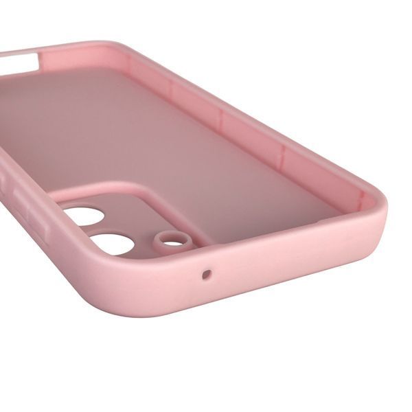 Чохол силіконовий оригінальний Soft Touch з 3D принтом злого кота для Samsung Galaxy A55 5G (SM-A556B) рожевий (Повний захист камери) 0046542 фото