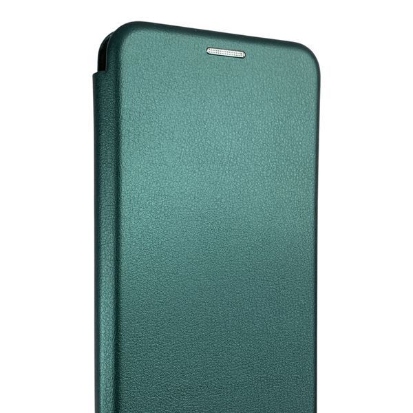 Чохол-книжка для Samsung Galaxy S24 темно-зелена (книжка з підставкою, еко-шкіра) 0073822 фото
