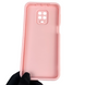 Чехол силиконовый оригинальный Soft Touch с 3D принтом милый мишка для Xiaomi Redmi Note 9 Pro розовый (Полная защита камеры) 0043910 фото 5