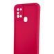 Чехол силиконовый Soft Touch для Samsung Galaxy A21s малиновый (Полная защита камеры) 0053997 фото 4