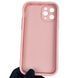 Чехол силиконовый оригинальный Soft Touch с 3D принтом злой котик для Apple iPhone 11 Pro розовый (Полная защита камеры) 0046189 фото 3