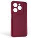 Чехол силиконовый Soft Touch для Tecno Spark 20C BG7n бордовый (Полная защита камеры) 0044364 фото 1