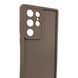 Чехол силиконовый Soft Touch для Samsung Galaxy S24 Ultra коричневый (Полная защита камеры) 0054092 фото 3