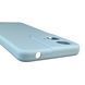 Чехол для Motorola Moto G04s силиконовый с микрофиброй нескользящий на моторола г04с голубой 0031736 фото 3